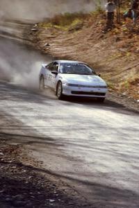 Chris Czyzio / Eric Carlson bring their Mitsubishi Eclipse GSX through the final corners of SS2.