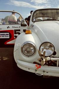 Mascot of the Mike Villemure / Reny Villemure VW Beetle at L'Anse service.