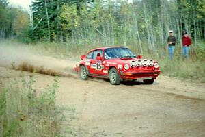 Mike Hurst / Rob Bohn blast away from the start of Menge Creek I in their Porsche 911.