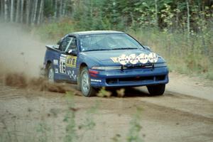 Steve Gingras / Bill Westrick leave the start of Menge Creek I in their Eagle Talon.