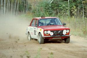 Pete Lahm / Jimmy Brandt rocket away from the start of Menge Creek I in their Datsun 510.