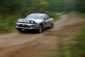 The Bruce Newey / Matt Chester Toyota Celica Turbo comes into the final stretch of Menge Creek II.