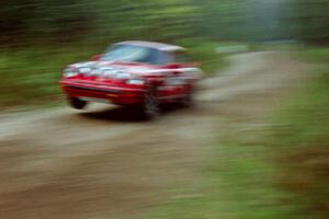 Mike Hurst / Rob Bohn hit the culvert near the final bridge on Menge Creek II at speed in their Porsche 911.