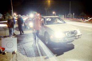 Henry Krolikowski / Cindy Krolikowski prepare to head out of Kenton and back to the stages in their Dodge Shadow.