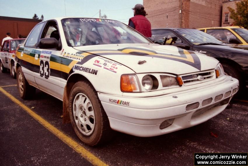 The Tom Ottey / Pam McGarvey Hyundai Elantra at parc expose.