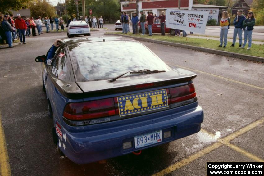 Steve Gingras / Bill Westrick Eagle Talon prepares to leave parc expose.