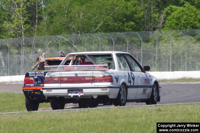 Tubby Butterman BMW 325 and Slugworks Honda Civic