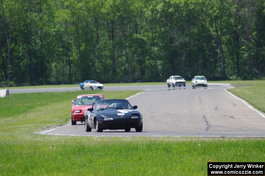 Team Party Cat Mazda Miata and Trump Chump Honda Prelude