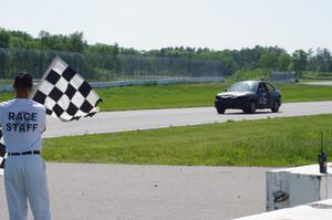 Team HACKcent Hyundai Accent takes the checkered flag