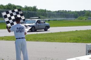 Three Sheets Ford Contour and Brake Dusters BMW 540 takes the checkered flag