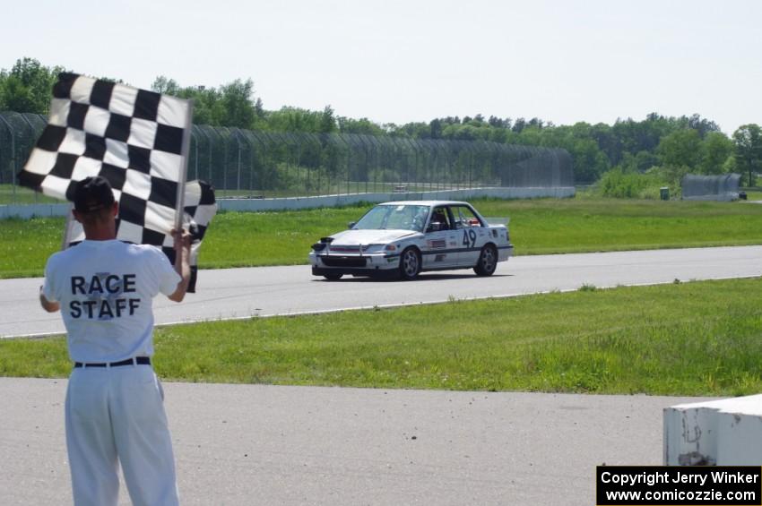 Slugworks Honda Civic takes the checkered flag