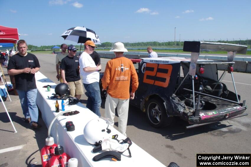 Brake Dusters BMW 540 after the race