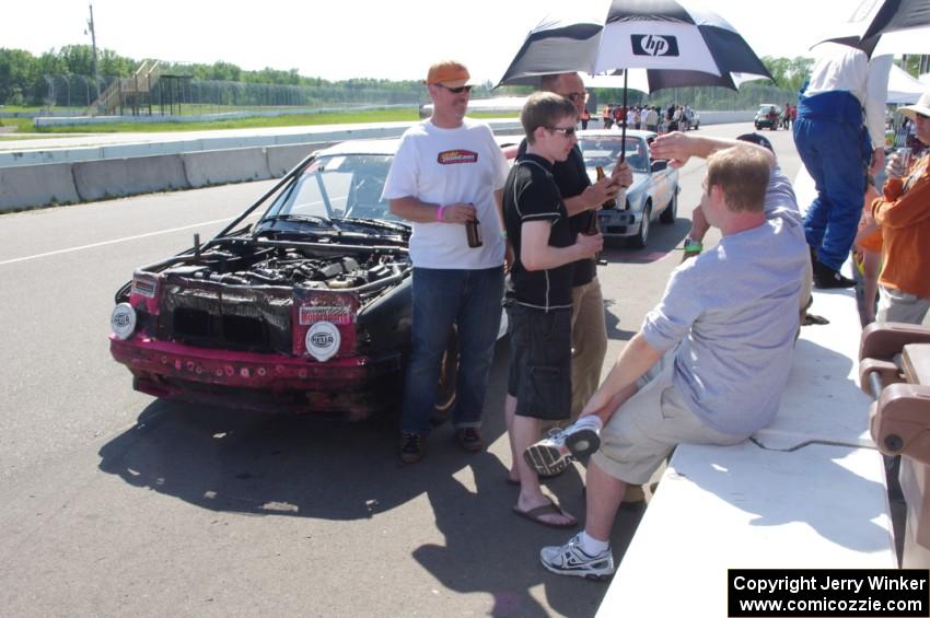 Brake Dusters BMW 540 after the race