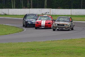 North Loop Motorsports 2 BMW 325, Three Sheets Ford Escort ZX2 and Mayhem Racing Honda Civic