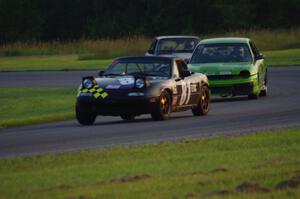 Team Party Cat Mazda Miata, Fast & Furious Dodge Neon and North Loop Motorsports 2 BMW 325