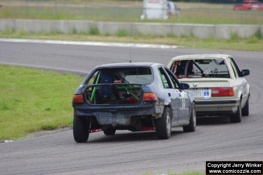 North Loop Motorsports 2 BMW 325 and Mayhem Racing Honda Civic