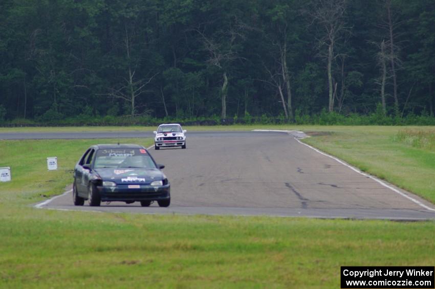 Mayhem Racing Honda Civic and The Most Interesting Chumps In The World BMW 325i