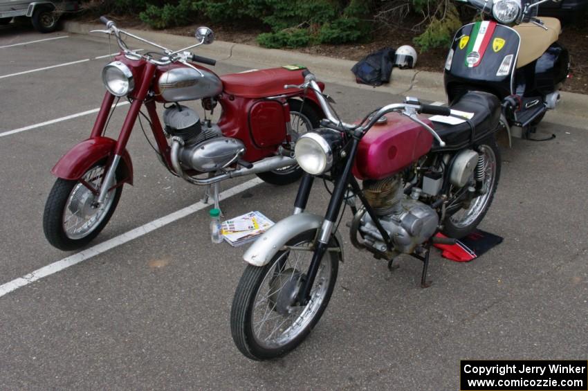 Old Italian motorcycles