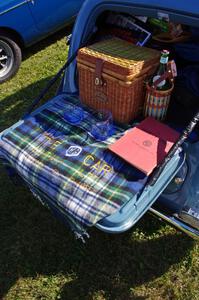Ready for a picnic out of the back of an MG