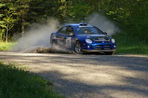 Cary Kendall / Scott Friberg Dodge SRT-4 sets up for a right-hand hairpin on SS3.