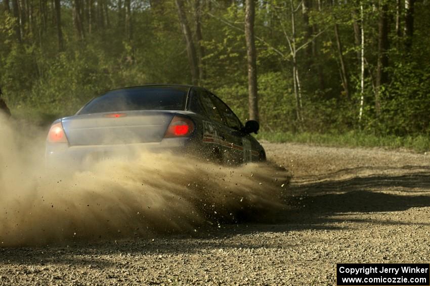 Cary Kendall / Scott Friberg drift their Dodge SRT-4 through a left-hander on SS2.