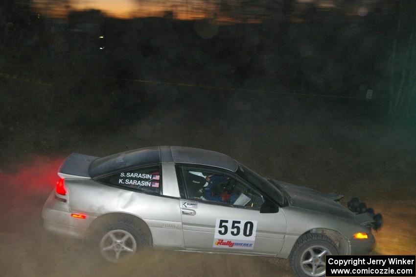 Kyle Sarasin / Stuart Sarasin seen here on SS5 in what would be the last drive in their Mitsubishi Eclipse.