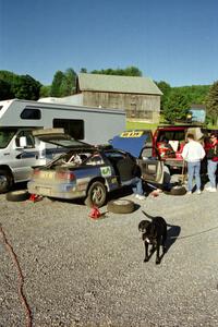 Steve Gingras / Bill Westrick Eagle Talon at Kaltenbach's the morning before the event.