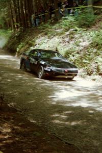 Cal Landau / Eric Marcus Mitsubishi Eclipse GSX on SS2, Asaph Run.