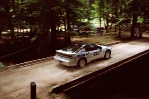 Chris Czyzio / Eric Carlson Mitsubishi Eclipse GSX on SS2, Asaph Run.