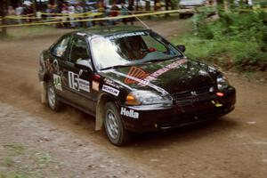 Jay Kowalik / Scott Embree Honda Civic VTEC on SS2, Asaph Run.