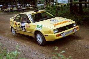 Vinnie Frontinan / Frank Cunningham VW Corrado on SS2, Asaph Run.