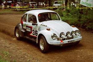 Mike Villemure / Reny Villemure VW Beetle on SS2, Asaph Run.