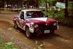 Greg Healey / John MacLeod Dodge Ram D-50 on SS2, Asaph Run.