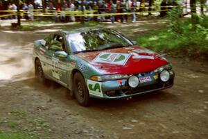 Darek Bosek / Kazimierz Pudelek Eagle Talon on SS2, Asaph Run.