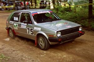 Robert Pao / Thomas Brann VW GTI on SS2, Asaph Run.