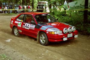 Ken Kovach / Mark Rinkel Ford Escort GT on SS2, Asaph Run.