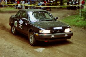 Roland McIvor / Brendan Bohan Nissan Sentra SE-R on SS2, Asaph Run.