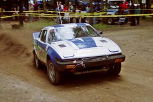 John Shirley / Phil Barnes Triumph TR-7 V8 on SS2, Asaph Run.