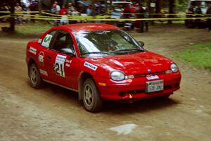 Trevor Donison / John Allen Dodge Neon ACR on SS2, Asaph Run.