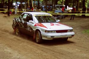 Arthur Wojcik / Maciej Salamon Mitsubishi Galant VR-4 on SS2, Asaph Run.