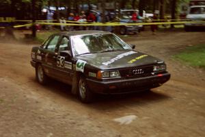 Bruce Haymann / Greg Haymann Audi 5000 Quattro on SS2, Asaph Run.