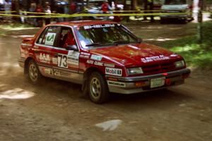 Don Taylor / Don Bigelow Dodge Shelby CSX on SS2, Asaph Run.