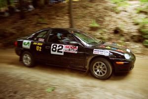 Evan Moen / Ron Moen Dodge Neon ACR on SS2, Asaph Run.