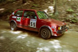 Scott Williams / Michael Nevin VW GTI on SS2, Asaph Run.