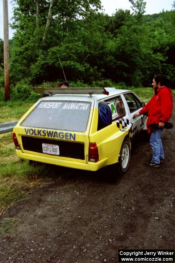 Sakis Hadjiminas / Brian Maxwell VW Fox Kit Car at the practice stage.