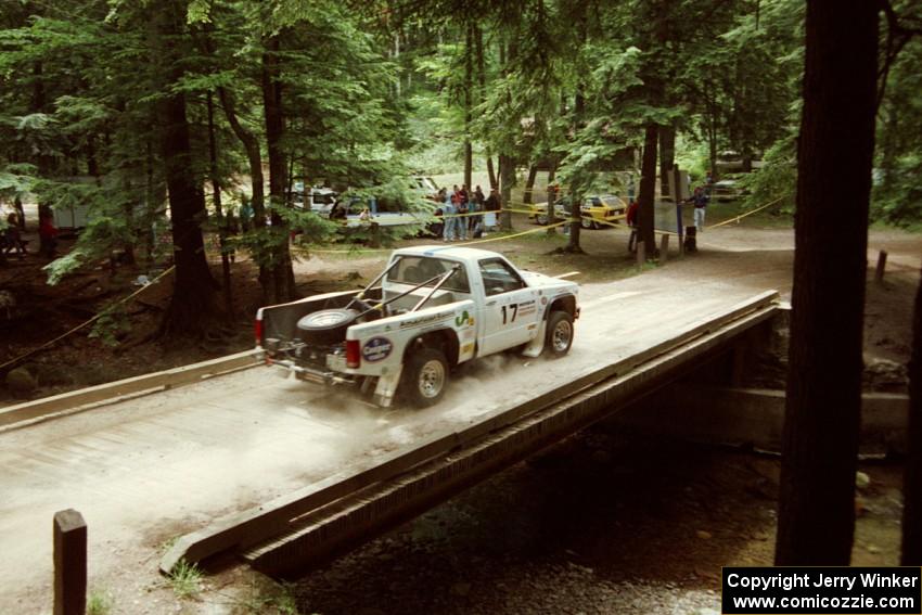 Ken Stewart / Jim Dale Chevy S-10 Pickup on SS2, Asaph Run.