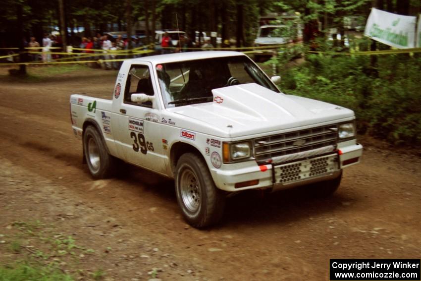 John Daubenmier / Stan Rosen Chevy S-10 on SS2, Asaph Run.