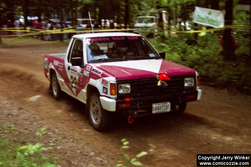 Greg Healey / John MacLeod Dodge Ram D-50 on SS2, Asaph Run.