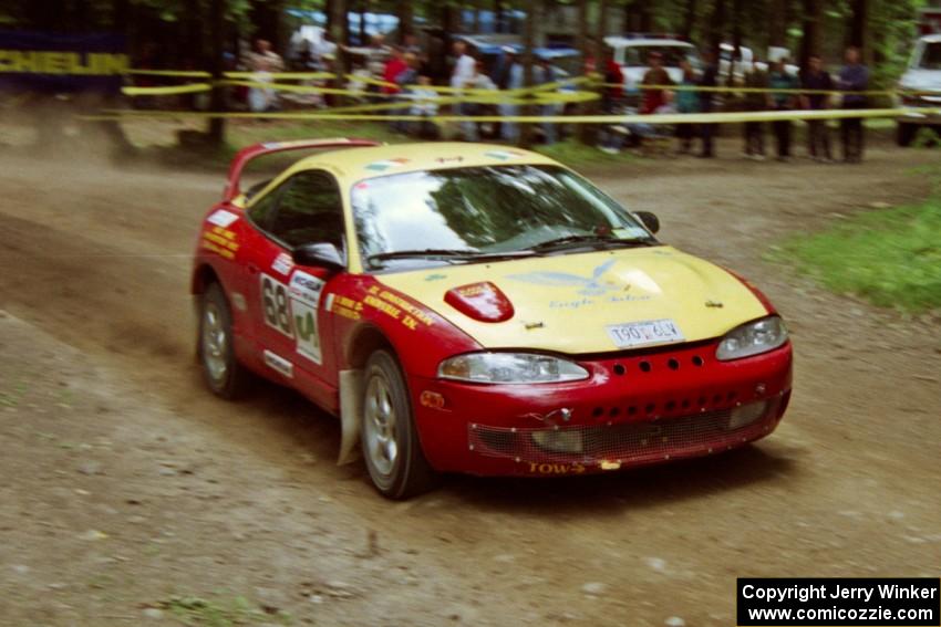 Tom Lawless / Sean Devine Eagle Talon on SS2, Asaph Run.