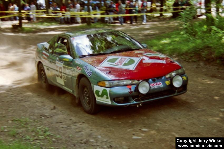 Darek Bosek / Kazimierz Pudelek Eagle Talon on SS2, Asaph Run.